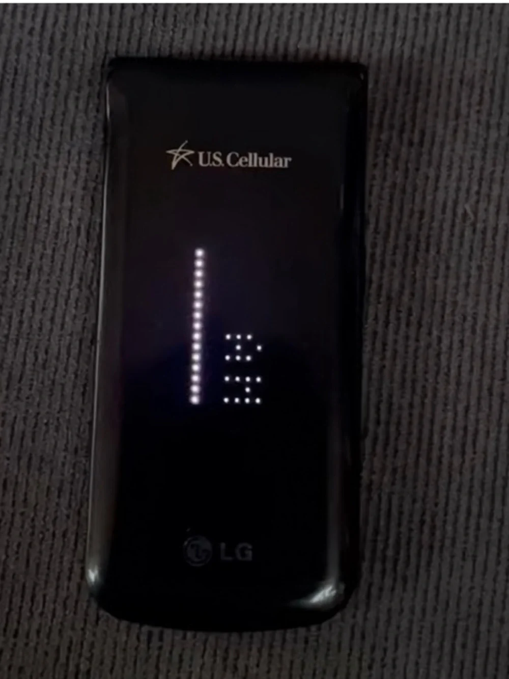LG UN530 Wine III U.S Cellular Flip Phone WORKS W/ Original Box vintage
